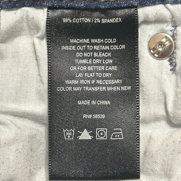 Kut from the Kloth Stretch Denim Capri Jeans Flap Pockets Size 10 Summer Casual - Picture 12 of 14